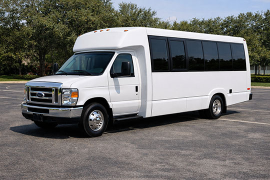 18-passenger minibus available for charter in Centennial, CO